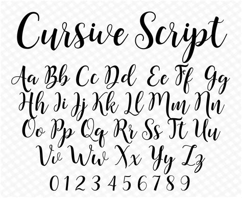 Cursive Calligraphy Fonts A To Z Ubicaciondepersonas Cdmx Gob Mx