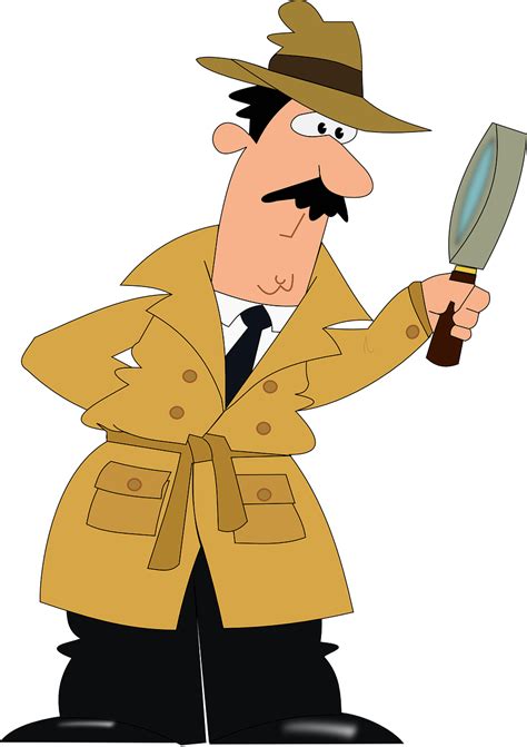 Download Detective Investigation Man Royalty Free Vector Graphic