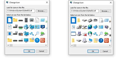 New Windows 10 Shell32dll Icons Vs Old Icons By Protheme On Deviantart