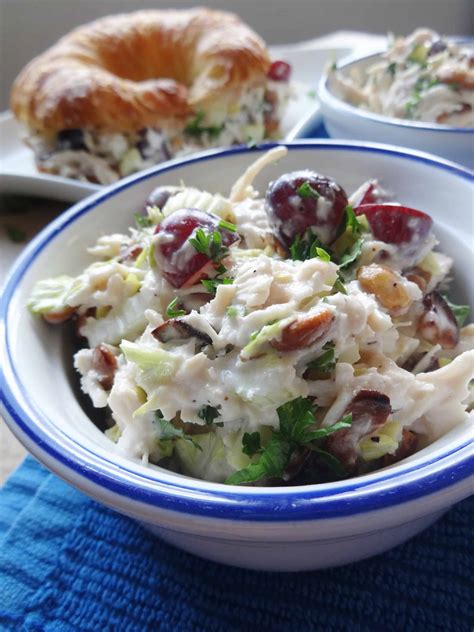Fruited Chicken Salad With Grapes And Cashews Savory With Soul