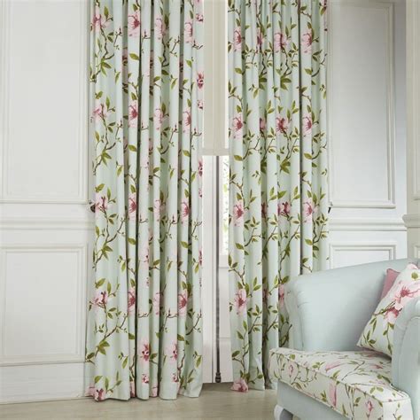 Country Flower And Leaves Eco Friendly Curtain Milan Curtains