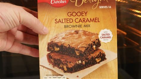 Betty Crockers Delight Gooey Salted Caramel Brownies How Not To Cook