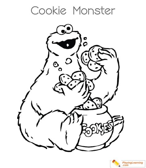 Stats on this coloring page. Cookie Monster Coloring Page 01 | Free Cookie Monster ...