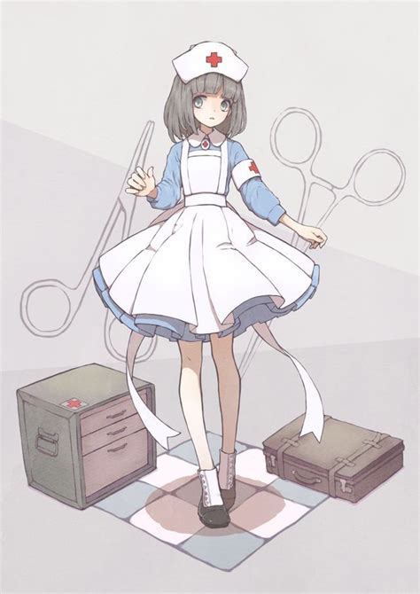 Anime Nurse Nurse Art Anime Characters Character Design