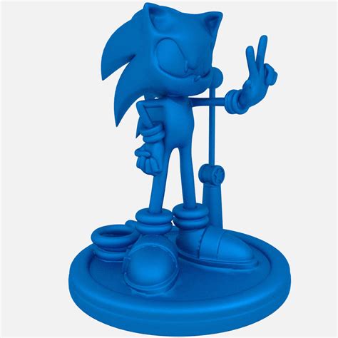 Sonic The Hedgehog 3d Print Model By Milantique