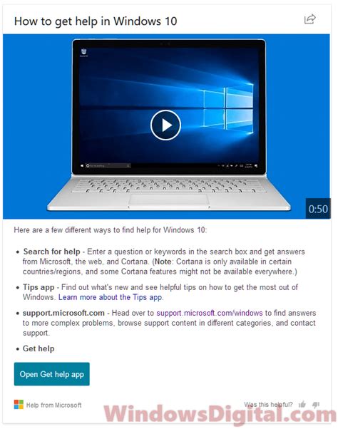 How To Get Help In Windows 10 Virus Lates Windows 10 Update