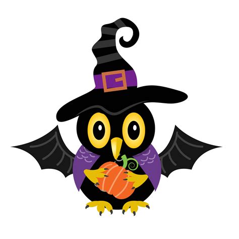 Cute Halloween Owl Element 9376576 Png