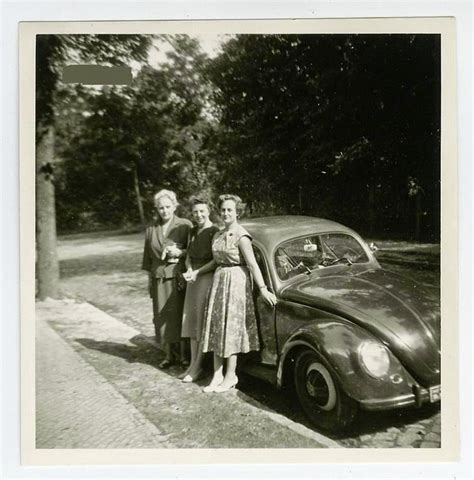 Volkswagen Maggiomodelli Sexy Beetle In Bianco E Nero Vintage Foto Anni 50 60