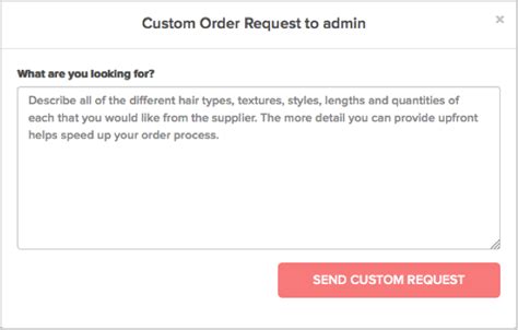 How Do I Request A Custom Order Easyweave