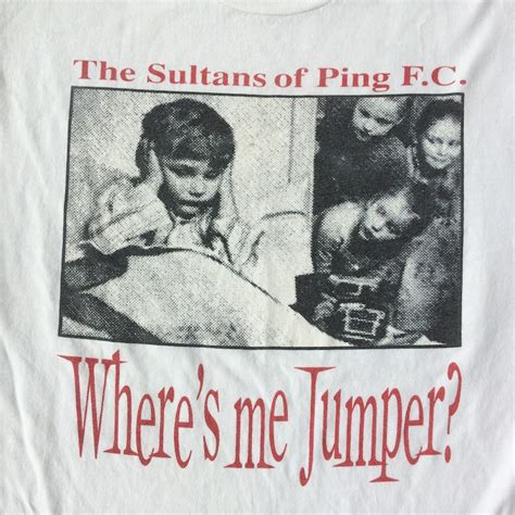 Vintage The Sultans Of Ping Fc Where Me Jumper Tour Promo Long Etsy