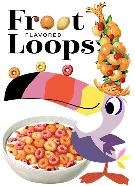 Classic Froot Loops Cereal Box Art With Toucan Sam Fleece Blanket By