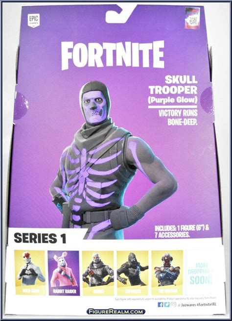 Skull Trooper Purple Glow Fortnite Legendary Series Jazwares