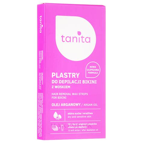 Tanita Argan Oil Bikini Wax Strips 12 Pcs Oil 10 Ml