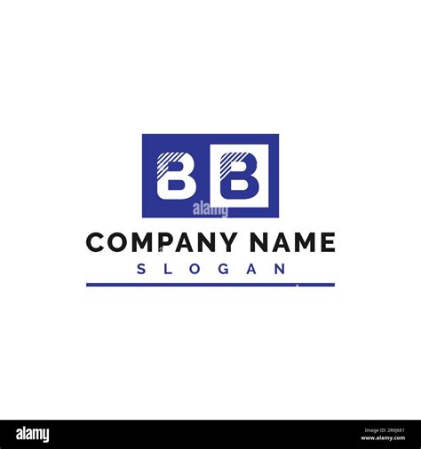 Bb Logo Design Bb Letter Logo Icon Vector Illustration Vector Stock