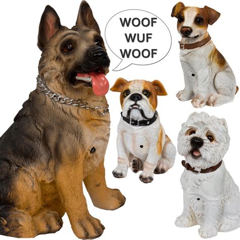 Ornamental Toy Large Barking Dogs With Motion Activated