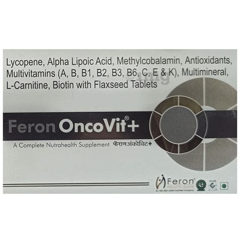 Feron Oncovit Tablet Buy Strip Of 100 Tablets At Best Price In India
