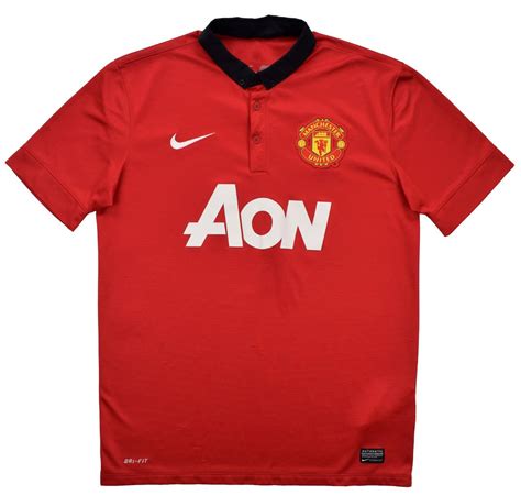 2013 14 Manchester United Shirt Xl Boys Football Soccer Premier