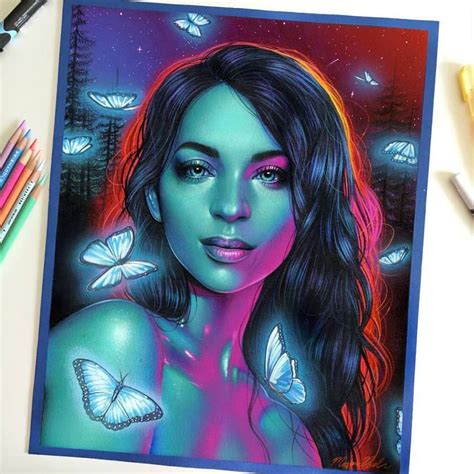 Morgan Davidson Color Pencil Drawing Drawings Art