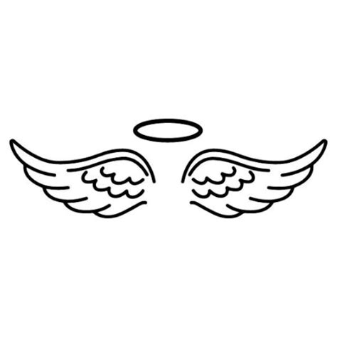 Angel Wings Svg Angel Wing Vector Angel Svg Halo Svg Angel Wings Clipart Angel Cricut Angel