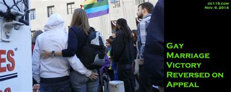 Gay Marriage Victory Reversed On Appeal Updated • Oakland County Times