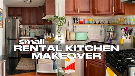 Small Rental Kitchen Makeover Easy Diy Ideas Inspiration Youtube