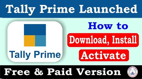 Tally Prime How To Download Install And Activate Latest Tally