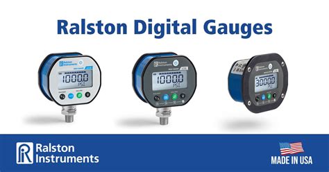 Ralston Digital Pressure Gauges