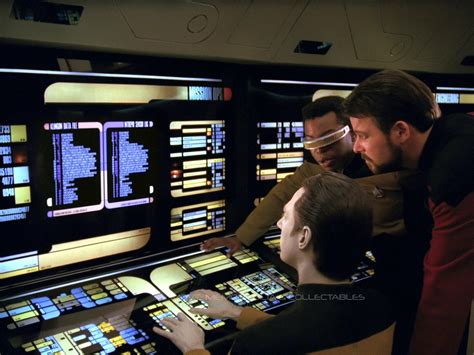 Star Trek Tng Lcars Navigation Control Prop Screen Used Hollywood Relics