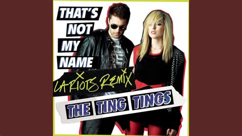 Thats Not My Name La Riots Remix Youtube