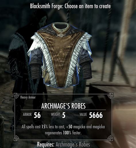 Archmage Hoodless Heavy Or Light Robes At Skyrim Nexus Mods And Community
