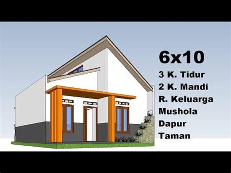 Maybe you would like to learn more about one of these? Desain Rumah Minimalis 6X10 Tampak Depan - 100 Denah Rumah ...