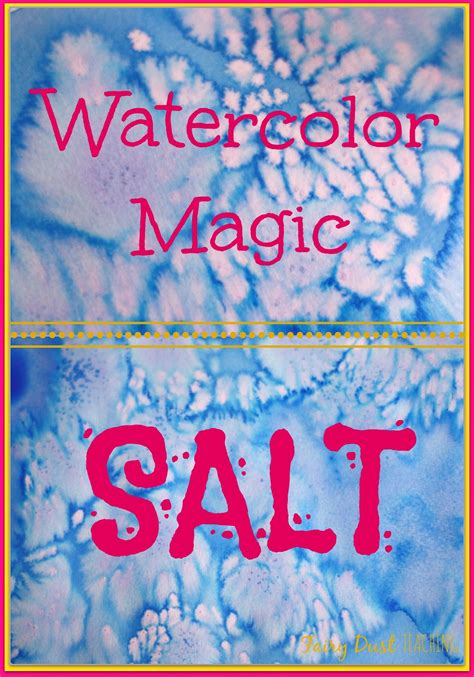 Painting With Salt Salt Painting Salt Art Classroom Art Projects