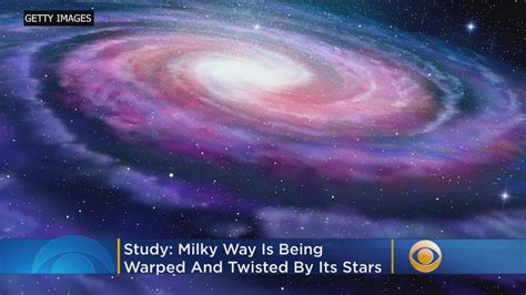 The Milky Way Is Being Warped And Twisted Study Says Youtube