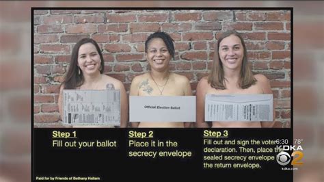 Local Politicians Go Naked To Raise Awareness About Naked Ballots Youtube