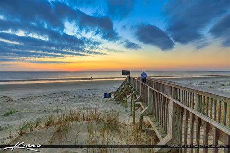 Hampton Inn Jekyll Island Georgia Sunrise Royal Stock Photo