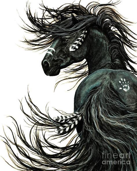 Majestic Spirit Horse Painting By Amylyn Bihrle