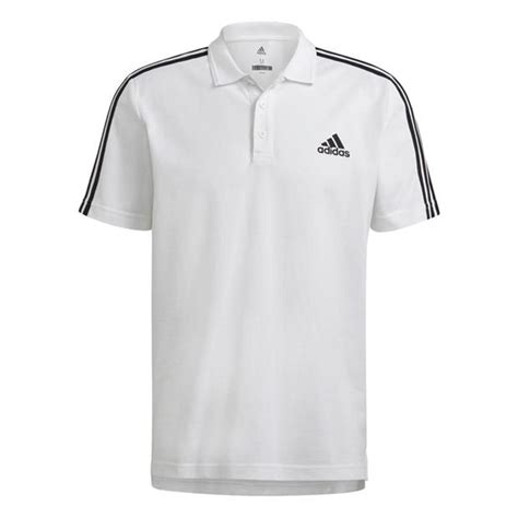 Adidas Mens Cotton 3 Stripes Polo Shirt SportsDirect Com Moldova