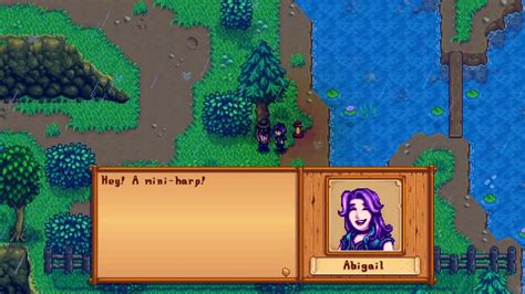 Stardew Valley PS4 Abigail 4 Heart Event Best Choice - YouTube