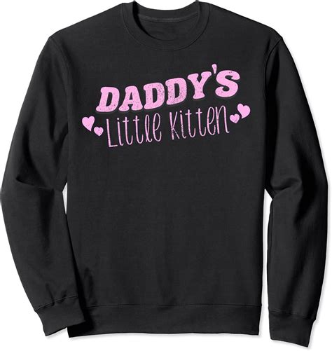 Daddys Little Kitten Ddlg Kinky Bdsm Sex Dom Cat Play Neko Sweatshirt Amazonde Fashion