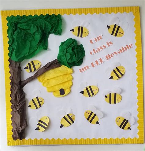Bumblebee Bulletin Board I Just Love Bumblebees And As I Had Run Out