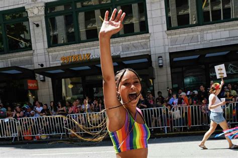 photos thousands wind through downtown for 45th annual seattle pride parade