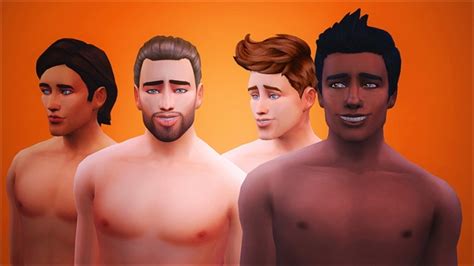 Skin Set For Males Sims 4 Skins
