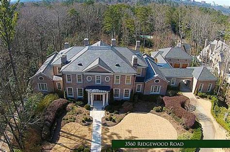 515 Million Brick Regency Mansion In Atlanta Ga Homes Of The Rich