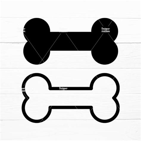 Dog Bone Svg Collection For Cricut And Silhouette