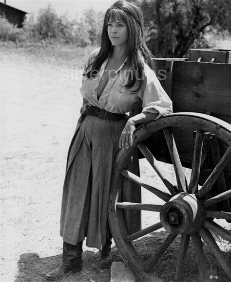 Orig 1970 Marie Gomez Busty On Set Western Portrait “barquero” Silverpinups