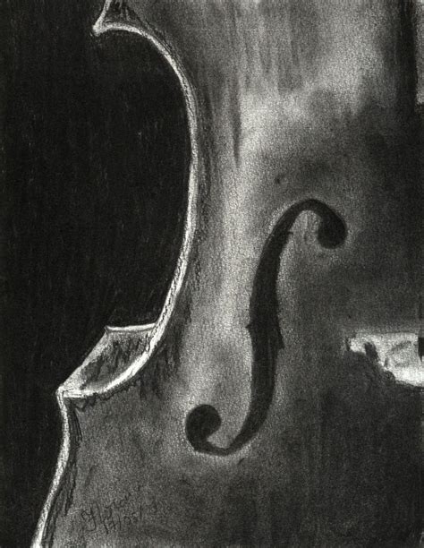 Pencil Drawing Violin Artwork Musical Instruments Pinterest