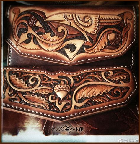 this is a beautiful style of carving leather leather carving hand tooled leather leather craft