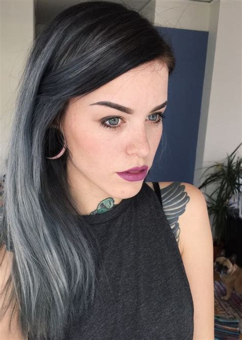 Check out inspiring examples of black_and_silver_hair artwork on deviantart, and get inspired by our community of talented artists. Picture Of black hair with silver grey highlights