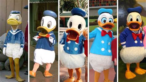 Evolution Of Donald Duck In Disney Theme Parks Distory Episode 4 Disney History Youtube