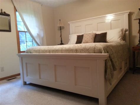 Ana White Queen Farmhouse Bed Bed With Built In Closet